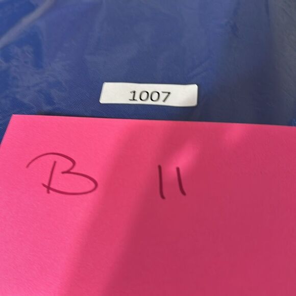 Tahari Blue Mid Length Cold Shoulder Dress Sz 6 - Picture 8 of 8